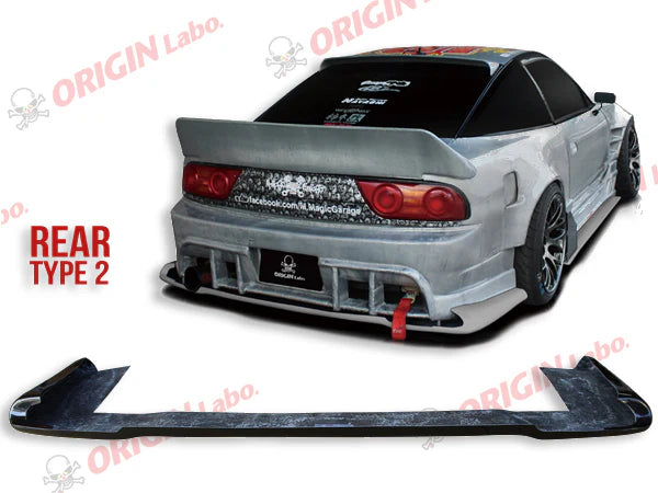 NISSAN 180SX RACING LINE - UNDER PANELS + CANARDS